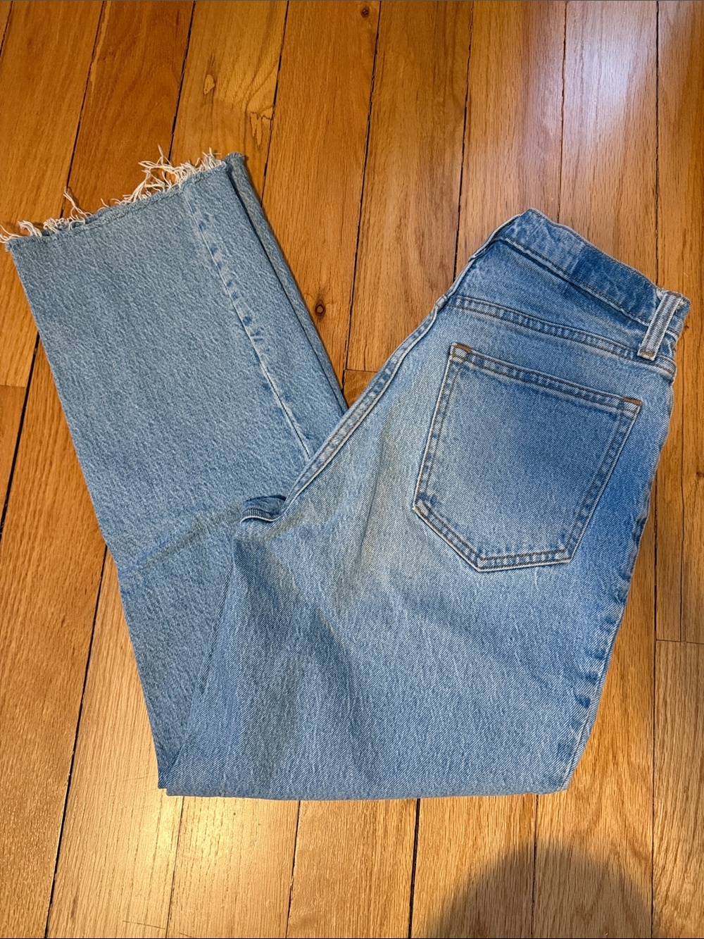 Abercrombie & Fitch Light Blue High-Rise Jeans